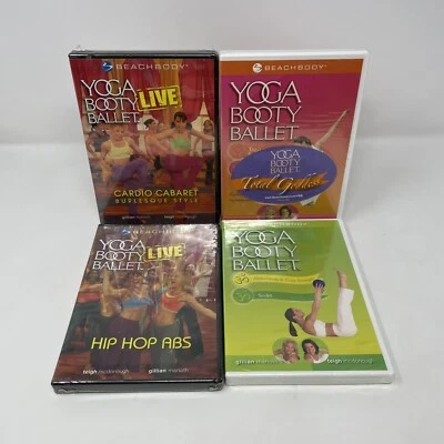 Yoga Booty Ballet - Hip Hop Abs/Sculpt/Total Goddess/Cabaret (4 DVD Lot) Sealed - Image 1 of 4