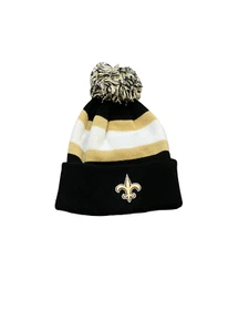 NWT New Orleans Saints Logo Pom Beanie Hat Cap - Picture 1 of 2