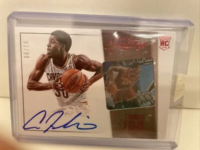 #6/10 (ONLY 10) 2013-14 SIGNATURES AUTO AUTOGRAPH CARRICK FELIX ROOKIE CARD - Image 1 of 2