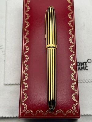 Louis Cartier rayas lacadas doradas/negras LE 1847 FP, 18K M nuevo en caja como nuevo Foto 1 de 4