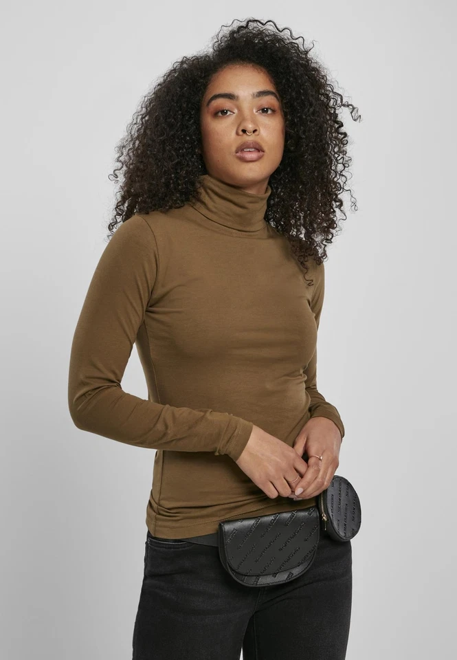 Urban Classics TB3757 | Ladies Basic Turtleneck L/S Langarmshirt Damen - Bild 1 von 1