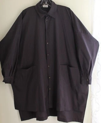 Calça túnica longa OUTFIT SUIT Eskandar tamanho 3 marrom bege acastanhado lã super fina 38" - Imagem 1 de 4