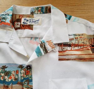 Camisa The Resort Aeropostale Para Hombre Talla M Abotonada Manga Corta Postales - Imagen 1 de 7