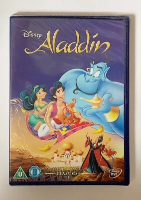 Disney Aladdin 1xDisc DVD 2014 with Disney’s Fast Play New & Sealed - Image 1 of 2