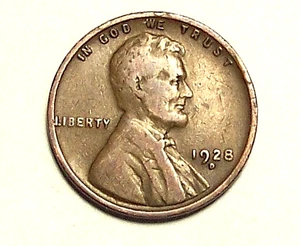 Centavo de trigo Lincoln 1928 D como nuevo moneda real 90914212-05 - Imagen 1 de 2