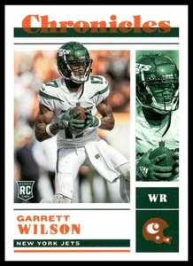 Panini Chronicles #43 2022 Garrett Wilson naranja - Imagen 1 de 2