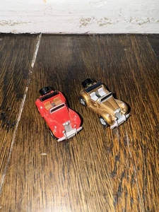Micro Machines Galoob Vintage MG TF 2 Door Convertible Red & Gold Cars 1986/7 - Picture 1 of 8