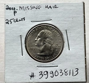 2000 P State Quarter South Carolina Missing Hair!!! - Picture 1 of 5