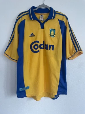 ADIDAS BRONDBY FOOTBALL JERSEY SOCCER SHIRT made in U.K men's  XXL 2XL - Image 1 of 4