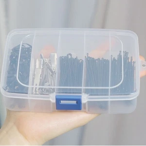 Transparent Portable Box with Multiple Compartments for Storing Gadgets - Picture 1 of 26
