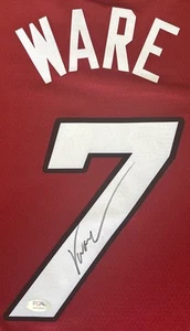 Kel'el Ware Signed Autographed Miami Heat Jersey PSA/DNA COA - Picture 1 of 4
