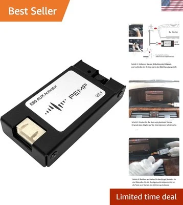 Seamless AUX Activation Adapter for BMW E60 E61 E63 E64 – Modern Audio Upgrade Foto 1 de 4