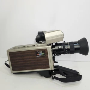 JVC Color Video Camera Cv-F503 Mfg 1980 W/ Canon TV Zoom Lens 119905 UNTESTED - Picture 1 of 16