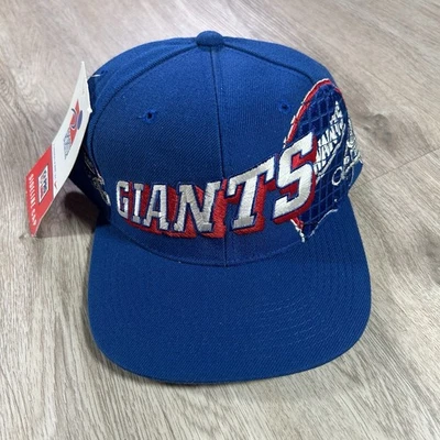 De Colección Especialidades Deportivas New York Giants Gorra Snapback Nueva Con Etiquetas NFL Azul Lana Gorra Foto 1 de 4