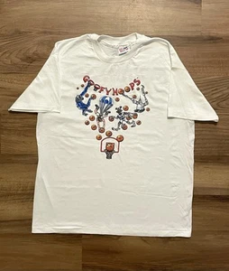 Vintage Romstar Goofy Hoops Basketball Arcade Video Game Promo Graphic Shirt XL - Picture 1 of 6