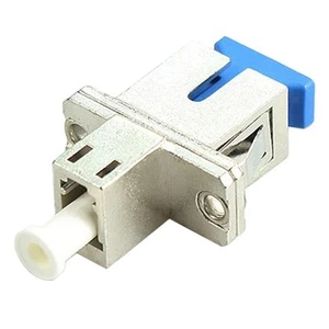Adaptateur fibre optique monomode SC-vers-LC avec boîtier métallique coupleur à bride SC-LC - Photo 1/3