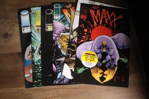 The Maxx Issues #1 2 3 5 6 7 Imagen Cómics Don Sam Kieth 1993 PEGATINAS EN PORTADA L - Imagen 1 de 7