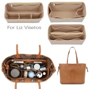 Felt Handbag Insert Bag Storage Bag Organiser Internal Bag for For Liz Visetos - Picture 1 of 20