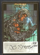 WITCHBLADE MILLENNIUM Dynamic Forces 2000 AUTOGRAPH CARD by JD SMITH (#193/700)