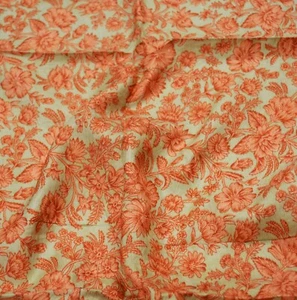 Vintage Pure Silk Printed Felting Quilting Craft Fabric Any 3 Piece Soft 80"x22" - Picture 1 of 91