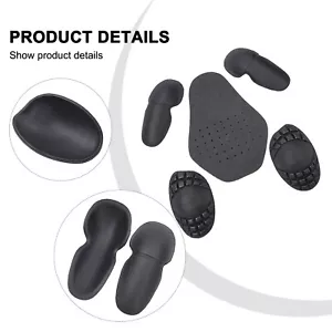 Juego de almohadillas de protección esencial EVA para hombro, codo y espalda para motocicleta - Imagen 1 de 24