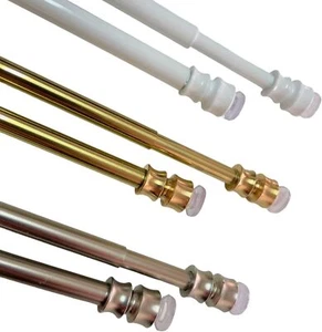Bacchette per Tende a Vetro Estensibile senza Bucare in Alluminio - 1 Coppia - Imagen 1 de 11