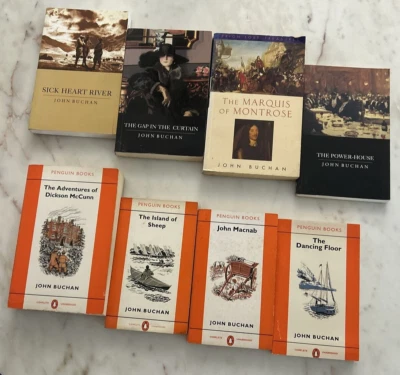 VTG John Buchan Penguin Paperback book lot & more Macnab McCunn Dancing Floor Foto 1 de 4