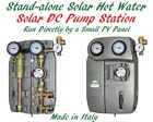 Off-grid Stand-alone Solar Hot Water DC Pump Station Run By PV Soalr Panel