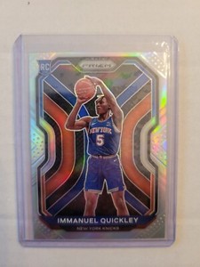 2020-21 Panini Prizm #296 Silver Immanuel Quickley RC Rookie New York Knicks