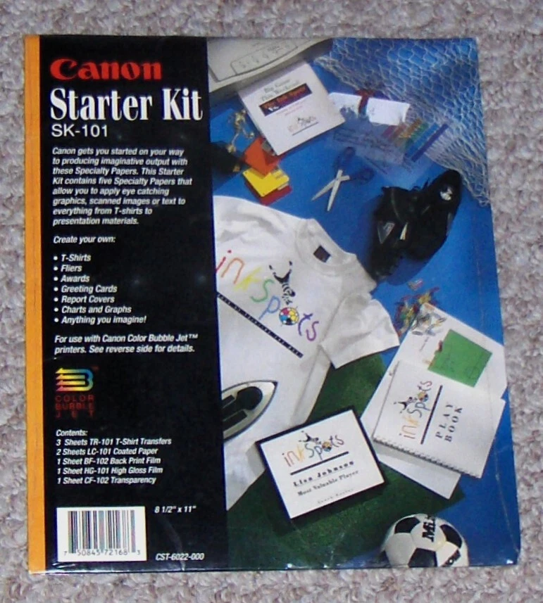 Canon STARTER KIT Sk-101 Create Your Own T-Shirts & more, Anything you imagine! - Image 1 of 4