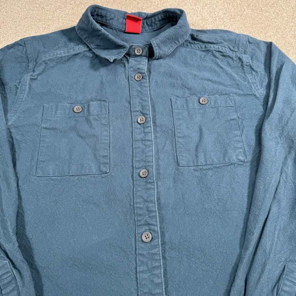 Eastern Mountain Sports Shirt Women XL Blue Button Down EMS Hike Outdoors - Image 1 of 4