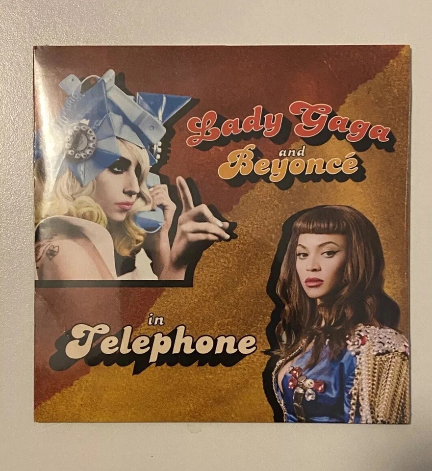 LADY GAGA & BEYONCE - Telephone - NEW/Sealed FRENCH card sleeve 2010 Interscope Foto 1 de 4