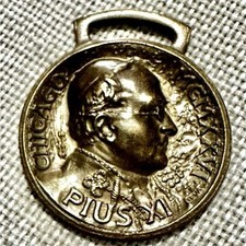Vintage 1926 CHICAGO Catholic EUCHARISTIC CONGRESS POPE PIUS XI Catholic MEDAL