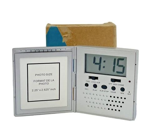 Vintage Avon Recordable Travel Alarm Clock Cover
