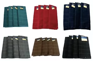 "Lote de 4 toallas de té de cocina 100 % poliéster 6 colores que elijas 25"" x 15" - Imagen 1 de 10