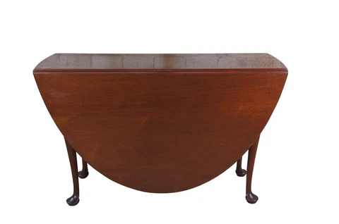 Biggs Georgian Chippendale Queen Anne Mahogany Drop Leaf Gateleg Dining Table Cover