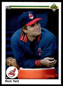 1990 Upper Deck Rich Yett Cleveland Indians #595