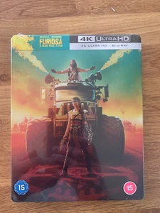 Furiosa A Mad Max Saga Steelbook 4K UHD Ultra HD Blu ray SEALED - Picture 1 of 2