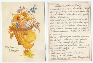 07714 - Una feliz Pascua - "hermoso Mosela, Bernd está casado" - postal antigua - Imagen 1 de 1