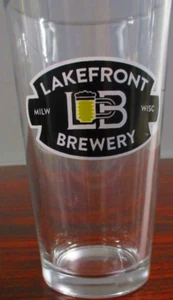 Lakefront Brewery Pint Glass, Milwaukee, WI, "One More Then We Go" - Picture 1 of 4