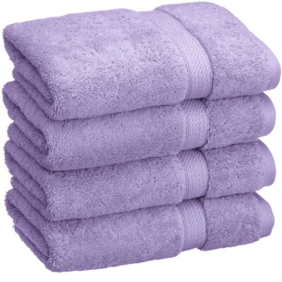 Thick Egyptian Cotton Hand Towel Set of 4, Oversized Plush & Absorbent Towels - Image 1 of 4