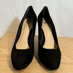 Vince Camuto Women's Halria Platform Pump Black SZ 9.5 10CM Heel - Picture 1 of 6
