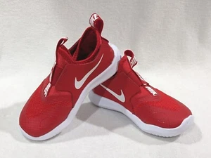 Nike Flex Runner (TD) Red/White Toddler Boy/Girl Slip On Shoes - Size 6C NWB - Picture 1 of 7