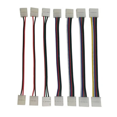 2pin 3pin 4pin 5pin 6pin LED Connector Solderless Adapter  Fo RGB RGBW LED Strip - Image 1 of 4
