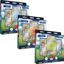 Lote de 3 Pokemon Go Pin Colección Caja Bulbasaur Charmander Squirtle Sellado PREVENTA