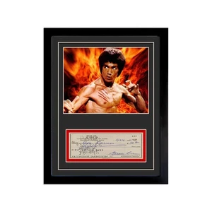 Bruce Lee Reproducción enmarcada Cheques cancelados - Inspirado en la colección - Imagen 1 de 3