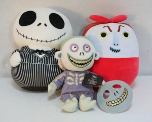 Lot of 3 Nightmare Before Christmas Jack Barrel Lock Shock Mask Squishmall Plush - Picture 1 of 7