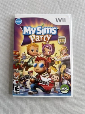 MySims Party (Nintendo Wii, 2009) Complete CIB Tested Video Game - Image 1 of 4