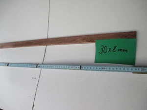 Kupfer Flachstangen Flachmaterial  Breite 30 mm x Stärke 8 - 6 mm - Bild 1 von 6