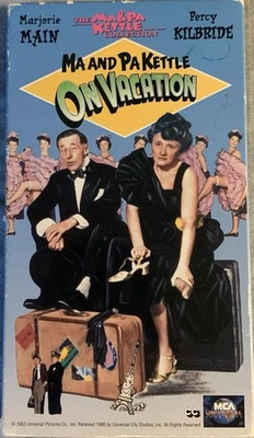 RARE! Ma & Pa Kettle On Vacation Universal Pictures VHS Movie Tape 1995 GOOD!!!! - Image 1 of 4